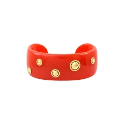 Masseria cuff bracelet - coral