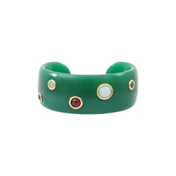 Masseria cuff bracelet - green