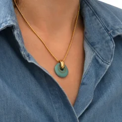 Masseria pendant necklace - turquoise