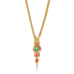 Mid-length Sun Necklace - Multicolored