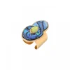 Mindoro ring - iridescent blue