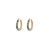 Ninon hoop earrings - turquoise