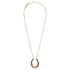Ninon long necklace - blue
