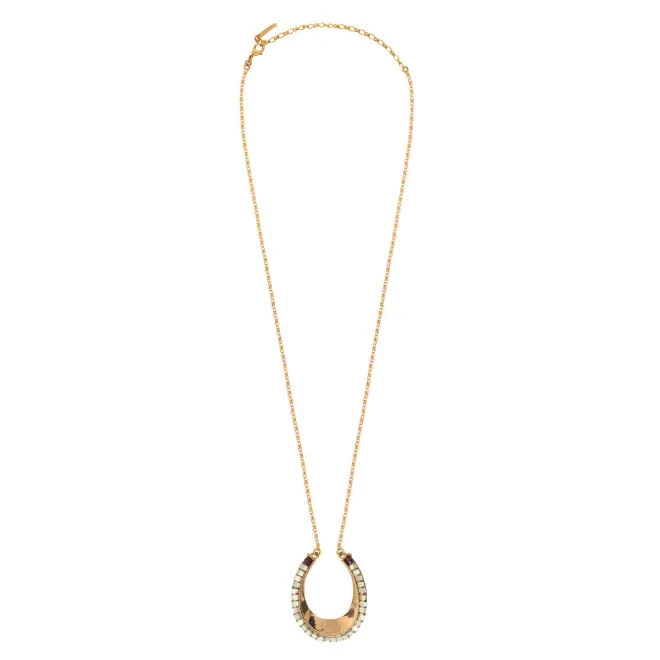 Ninon long necklace - mother-of-pearl