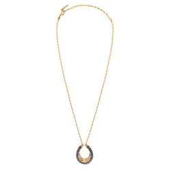 Ninon pendant necklace - blue