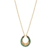 Ninon pendant necklace - green
