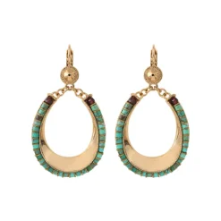 Ninon sleeper earrings - turquoise