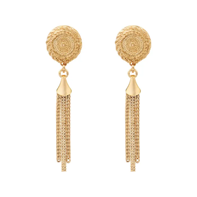 Nolita clip-on earrings - gold