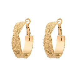 Nolita sparkling hoop earrings - gold