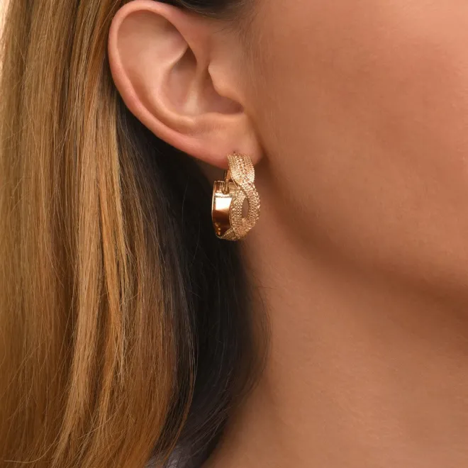 Nolita thin hoop earrings - gold