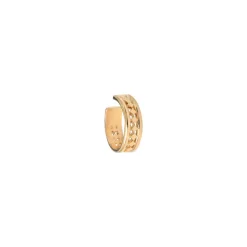 Noor adjustable fine ear cuff - gold