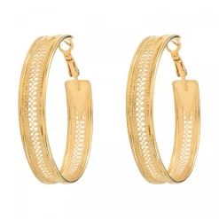 Noor chic hoop earrings - gold