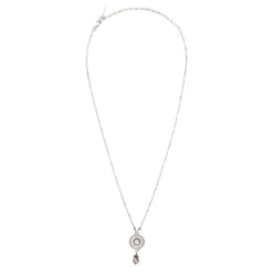 Noor delicate pendant necklace - silver