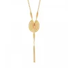 Noor long necklace - pink