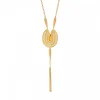 Noor long necklace - yellow