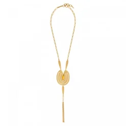 Noor long necklace - yellow
