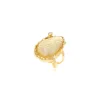 Océane medium adjustable ring – white