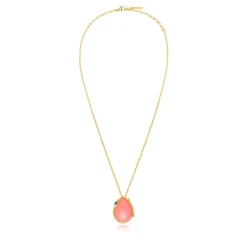 Oceane pendant necklace – pale pink