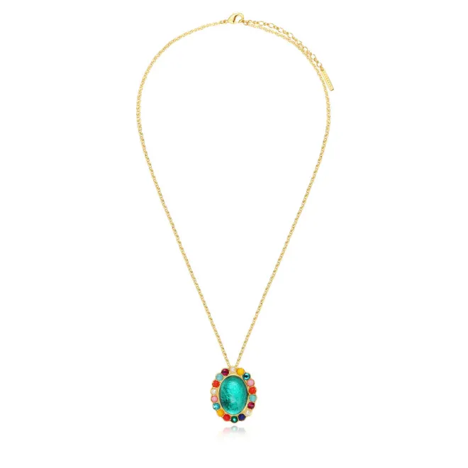 Oceane pendant necklace – turquoise
