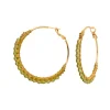 Panarea hoop earrings - light green