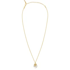 Positano Adjustable Pendant Necklace - White