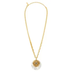 Positano chain necklace - white