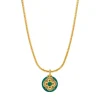 Positano pendant necklace - green