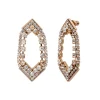 Precious pierced stud earrings - pearly white