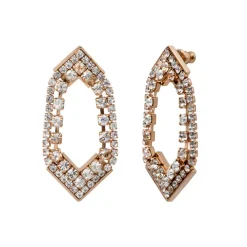 Precious pierced stud earrings - pearly white