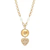 Prestige pendant necklace - gold