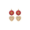 Sleeper earrings - roses