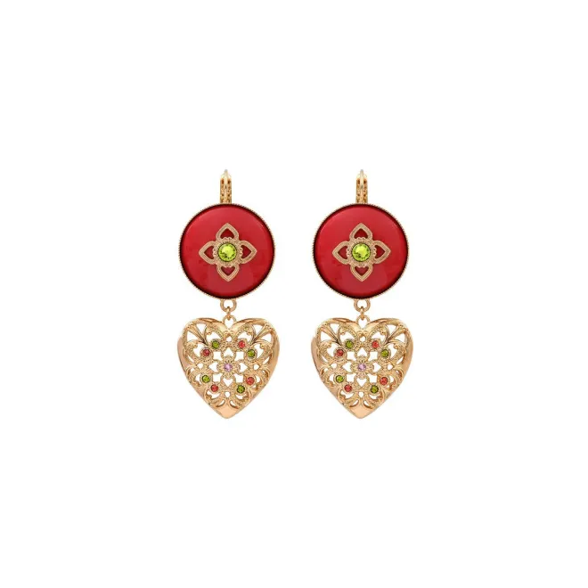 Sleeper earrings - roses