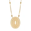 Sophisticated Noor pendant necklace - gold