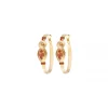 Sun hoop earrings - multicolored