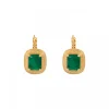 Sun sleeper earrings - green