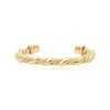 Tess adjustable thin bangle bracelet - gold