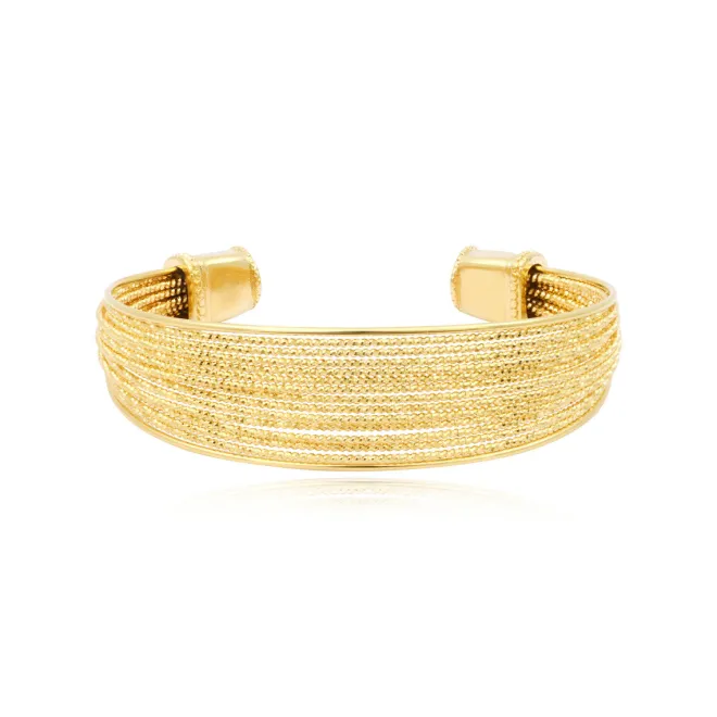 Tess bangle bracelet - gold