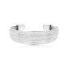 Tess bangle bracelet - silver