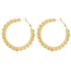 Tess hoop earrings - gold